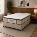 Ver imagem 5 de Colchão Queen Sr Life Premium Slim Molas Ensacadas Espuma D45 158x198x31cm Bege