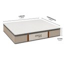 Ver imagem 2 de Colchão Queen Sr Life Premium Slim Molas Ensacadas Espuma D45 158x198x31cm Bege