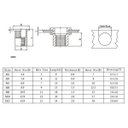 Ver imagem 6 de Porca Rebite Rosca Interna M8 x 17 mm - 100 Unidades