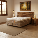 Ver imagem 6 de Cama Box Queen Castor Silver Star Air One Face Pocket 158x198x59 + Box Castor