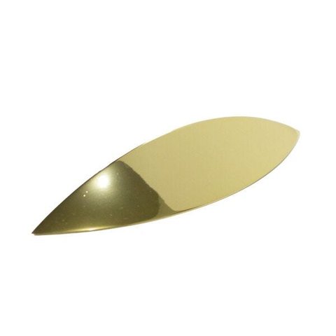 Puxador Concha Folha Dourado 96 mm