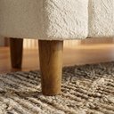 Ver imagem 7 de Poltrona Namoradeira 2 Lugares Aura 120 cm Pes Madeira Boucle Tce 1010 Moll