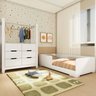 Quarto Infantil Completo Guarda-roupa Closet e Cama Solteiro Montessoriana 100% Mdf Olivia e Mark - 1