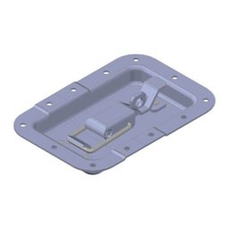 Bandeja Bipartida com Porta cadeado Utilizando Fecho Rápido Altura 18 mm - 4