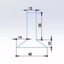 Ver imagem 4 de Fresa Tupia Manual Haste 12mm 45º Invertida Videa