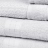 Jogo Toalha de Banho e Rosto 100% Algodão Class 5 Pç Branco - 5