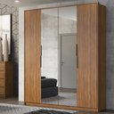 Ver imagem 2 de Guarda Roupa Casal 4 Portas 2 Com Espelhos Attore D02 Amendola Touch - Mpozenato