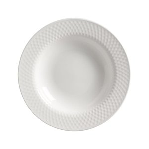 Conjunto com 6 Pratos Fundo Split White Ø25cm Alleanza Cerâmica