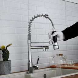 Torneira Gourmet Prizi Master 50cm, Bancada, com Spray, Mono - 3