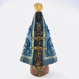 Nossa Senhora Aparecida Escultura em Resina 20 cm - 1