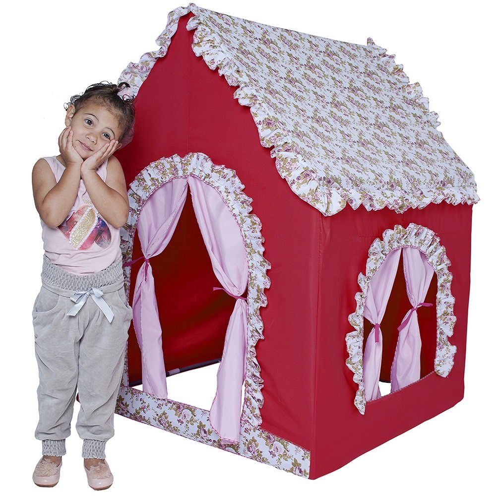 Cabana Infantil Menina Facil de Montar Divertida Desmontável ...