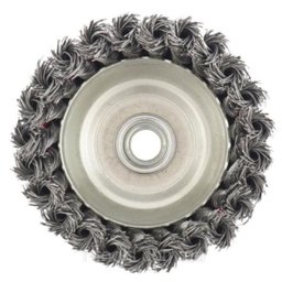Escova de Aço Carbono Torcido Tipo Copo 100 mm com Rosca M14 - 3