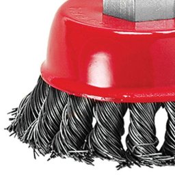 Escova de Aço Carbono Torcido Tipo Copo 100 mm com Rosca M14 - 2