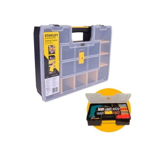 Caixa organizadora de parafusos e ferramentas 17 Compartimento