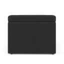 Ver imagem 4 de Calçadeira Baú Navi 140 para Cama de Casal N-022 Veludo Chumbo Aradecor