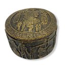 Ver imagem 1 de Porta Jóia Egípcio Redondo em Resina 5 cm