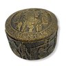 Porta Jóia Egípcio Redondo em Resina 5 cm - 1