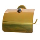 Ver imagem 1 de Papeleira de Alumínio Porta Papel Higiênico Standard Dourado