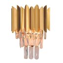 Ver imagem 1 de Arandela Dourada Cristais 31cm 2E14 PARIS LUZ