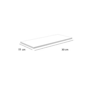 Kit 2 Prateleiras MDF/MDP Nichos Sala Quarto Cozinha Banheiro 30x15