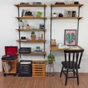 Ver imagem 4 de Trilho Cremalheira Simples para Prateleira 2.00 MT Preto