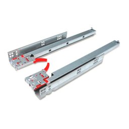 Corrediça Oculta ou Invisível 35 cm com Amortecedor o Par para Uma Gaveta 40 Kg - 2