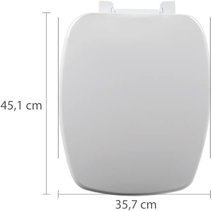 Assento Tampa de Vaso Almofadado Stylus Branco Louça Celite - 1