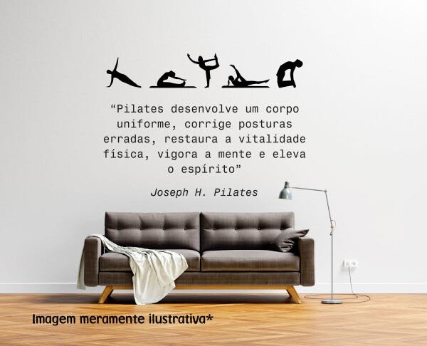 Adesivo De Parede Pilates | MadeiraMadeira