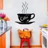 Adesivo de parede para Cozinha modelo Xícara de Café 4-Grande 50x60cm - 1