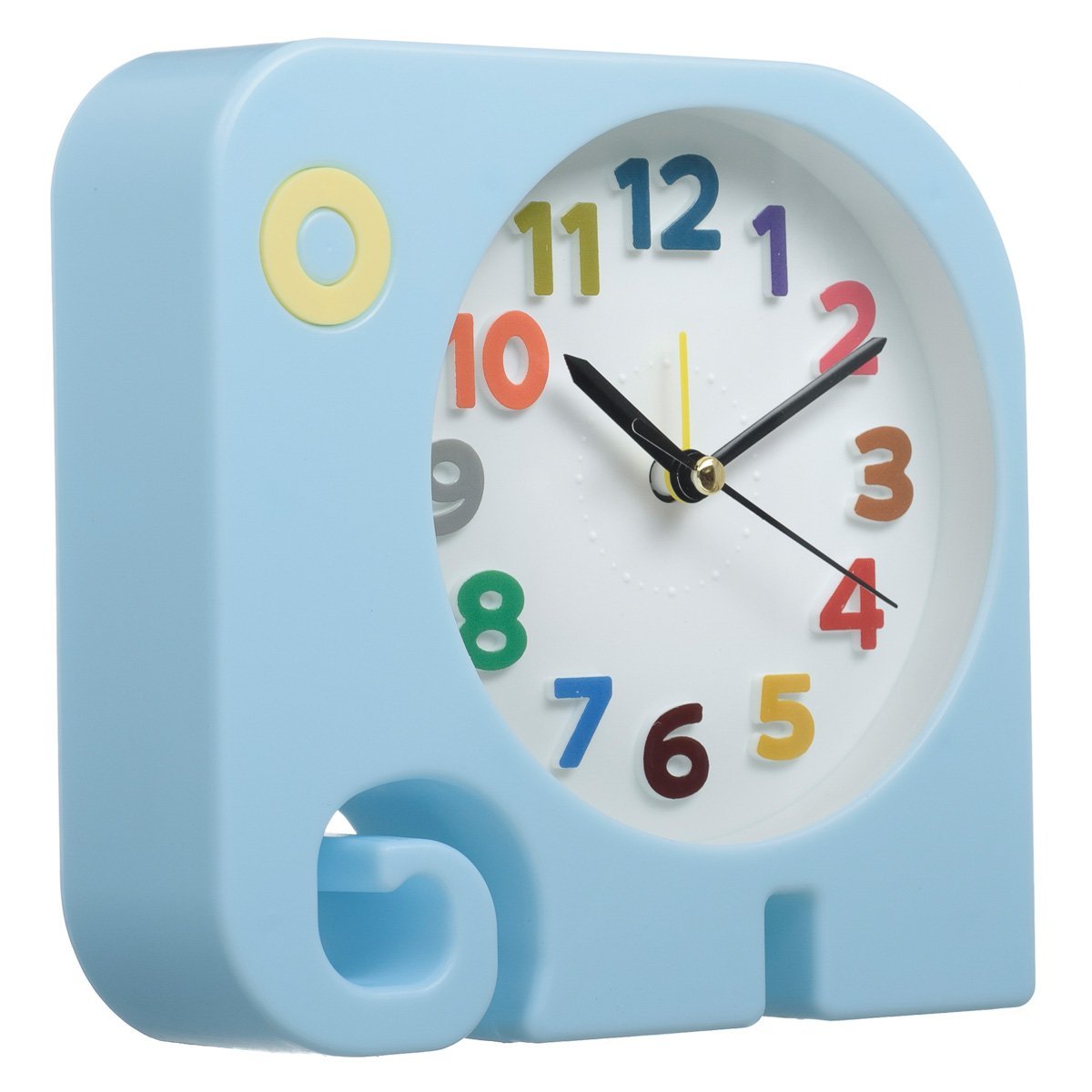 Relógio De Mesa Quarto Infantil Decorativo Elefante RE-05 E Amigold Azul - 2