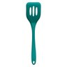 Espátula Vazada de Silicone Duplo Verde Escuro 28,5cm - Oikos - 1