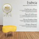 Ver imagem 2 de Puff Orgânico Curvo Decorativo Feijão Sala Luxo Tecido Suede:amarelo