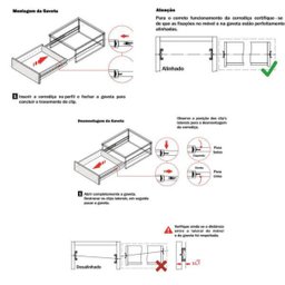 Corrediça Trilho Telescópico de 70 cm Steel o Par para Uma Gaveta 40 Kg - 7