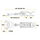 Ver imagem 3 de Fecho de Ação Rápida de Tamanho Grande com Porca de Regulagem e Gancho para Engate 120 a 145 mm