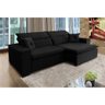 Sofá Londres 3.00m Retrátil e Reclinável Pillow Top - Preto - 2