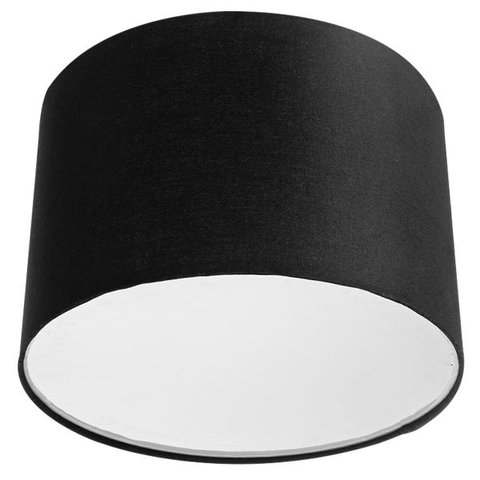 Lustre Plafon Cupula Dome 30x20cm Magnífico Preto