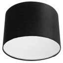 Ver imagem 1 de Lustre Plafon Cupula Dome 30x20cm Magnífico Preto