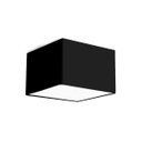 Ver imagem 2 de Lustre Cupula Dome Quadrado 30x20cm Preto