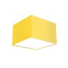 Lustre Cupula Dome Quadrado 30x20cm Amarelo - 1