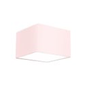 Ver imagem 2 de Lustre Cupula Dome Quadrado 30x20cm Rose
