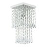 Lustre Plafon De Cristal Acrilico Spark Branco Maravilhoso - 2