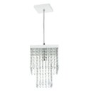 Ver imagem 2 de Lustre Pendente De Cristal Acrílico Marrycrilic Branco