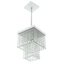 Ver imagem 1 de Lustre Pendente De Cristal Acrílico Marrycrilic Branco