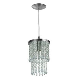 Lustre Pendente De Cristal Acrilico Spark Redondo Esplêndido - 2