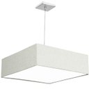 Ver imagem 1 de Lustre Cupula Pendente Dome Quadrado 50x15cm Rustico Escuro