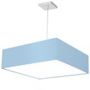 Ver imagem 2 de Lustre Cupula Pendente Dome Quadrado 50x15cm Azul