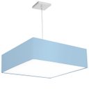 Ver imagem 1 de Lustre Cupula Pendente Dome Quadrado 50x15cm Azul