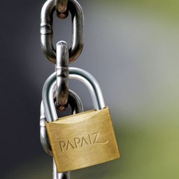 Cadeado Pequeno 20mm Haste Curta Latão Maciço Dourado com Chave| Papaiz | Kit 06 Un - 9
