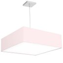 Ver imagem 1 de Lustre Cupula Pendente Dome Quadrado 50x15cm Rosa