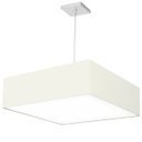 Ver imagem 2 de Lustre Cupula Pendente Dome Quadrado 50x15cm Bege